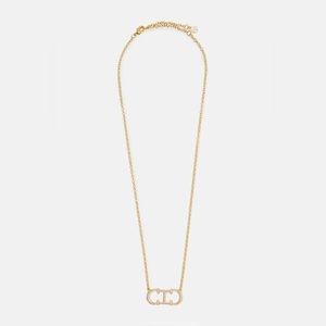 CAROLINA HERRERA INITIALS INSIGNIA NECKLACE